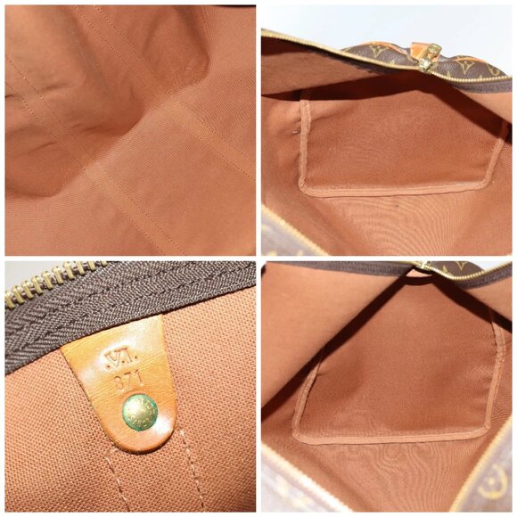 LOUIS VUITTON Monogram Keepall 55 Boston Bag M41424 LV Auth 139874 - Picture 15 of 16